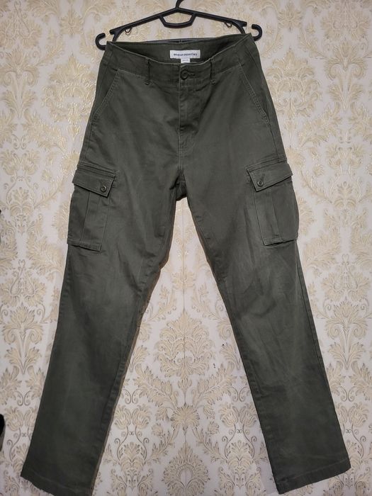 Штани карго чоловічі щільні amazon essentials хакі (розмір - 33W/34L)