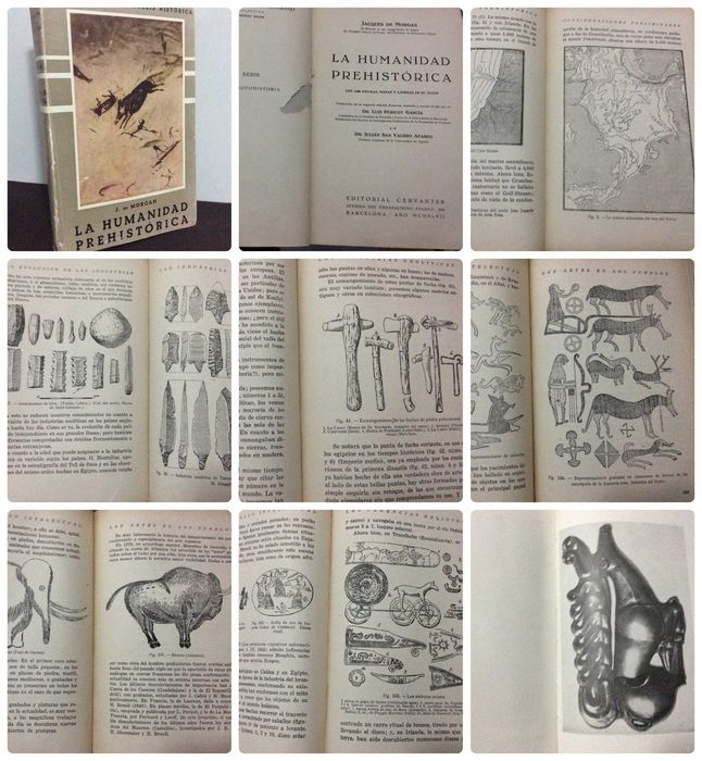 La humanidad prehistórica , 1947. Escasso