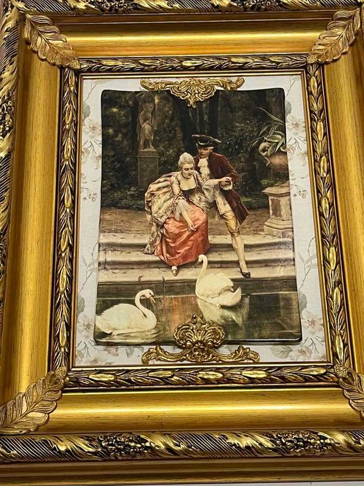 Картина живопись на фарфоре, Италия 50*70 см