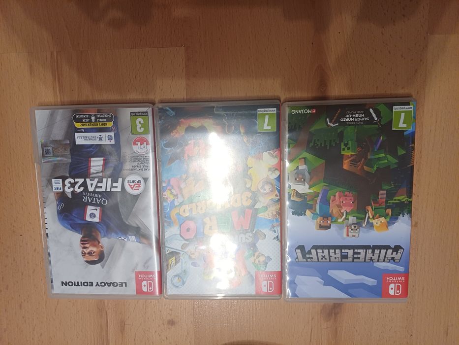 Konsola nintendo switch z pudełkiem + 3 gry