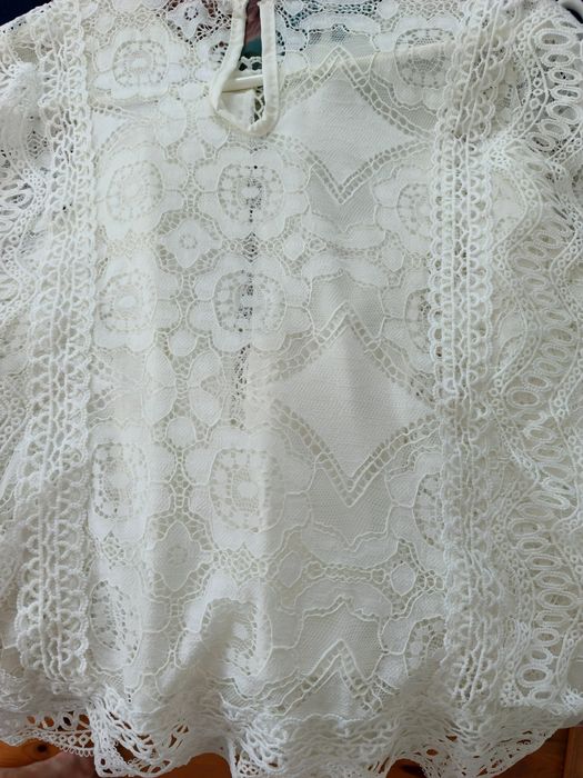 Koronkowa bluzka włoska 38 M / 40 L Nowa