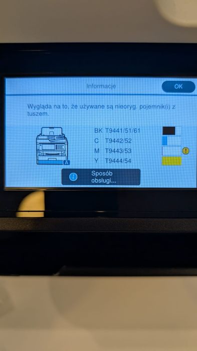 Drukarka kolorowa że skanerem Epson Model C642A