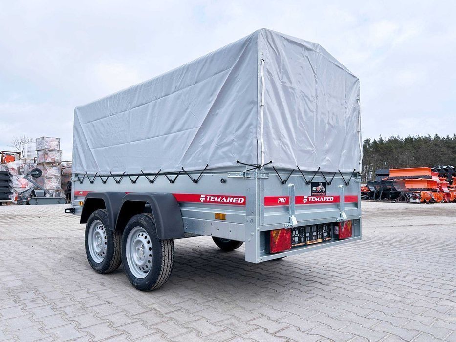 Przyczepa z plandeką TEMARED PRO 2612/2 264x126 cm H800 DMC 750 kg 2 osie