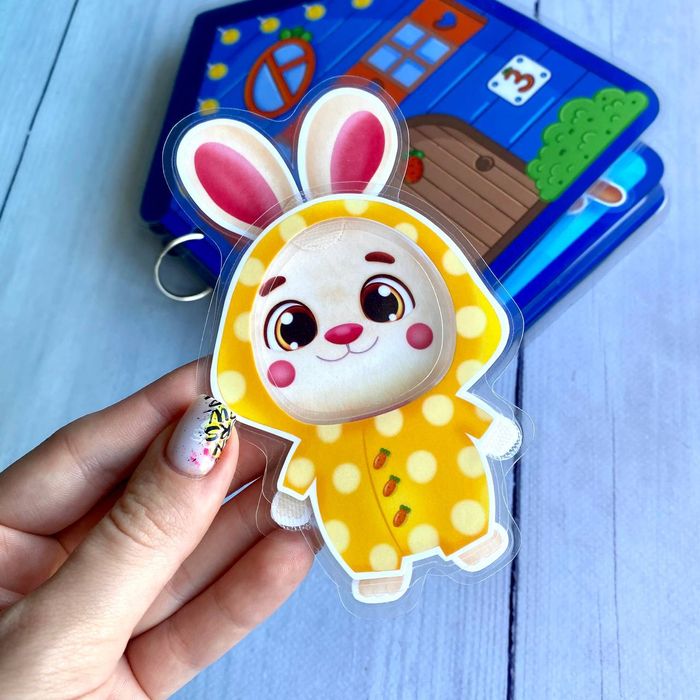 Książka Gra edukacyjna na rzepy Domek zajączka