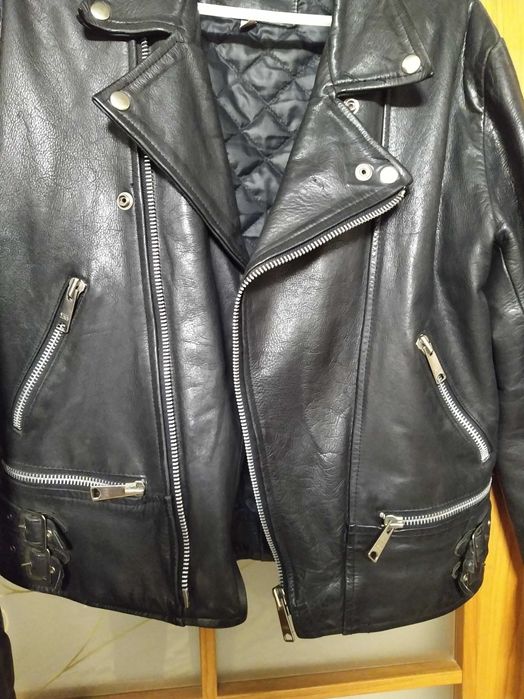 Оригинальная косуха Genuine Cowhide Leather Jacket