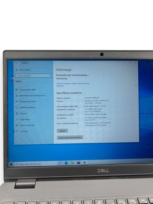Laptop DELL LATITUDE 3510 I3-10110U 8GB/256GB