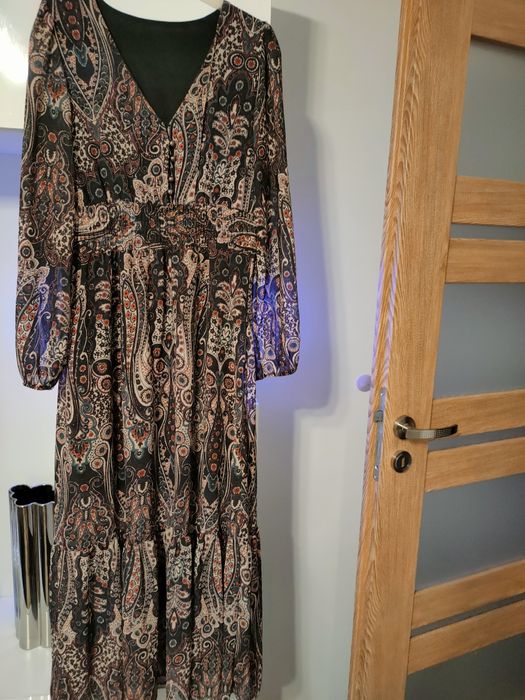 Włoska długa sukienka