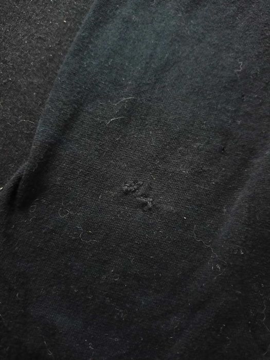 Długie czarne spodnie