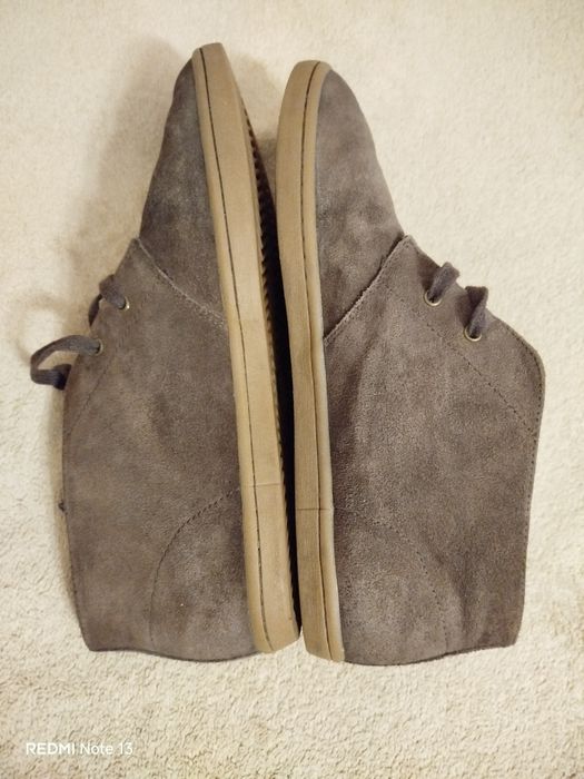 Замшевые кеды полуботинки Fred Perry