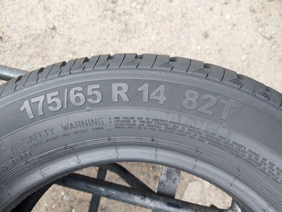 Opony letnie 175.65.14 Continental komplet 380zl