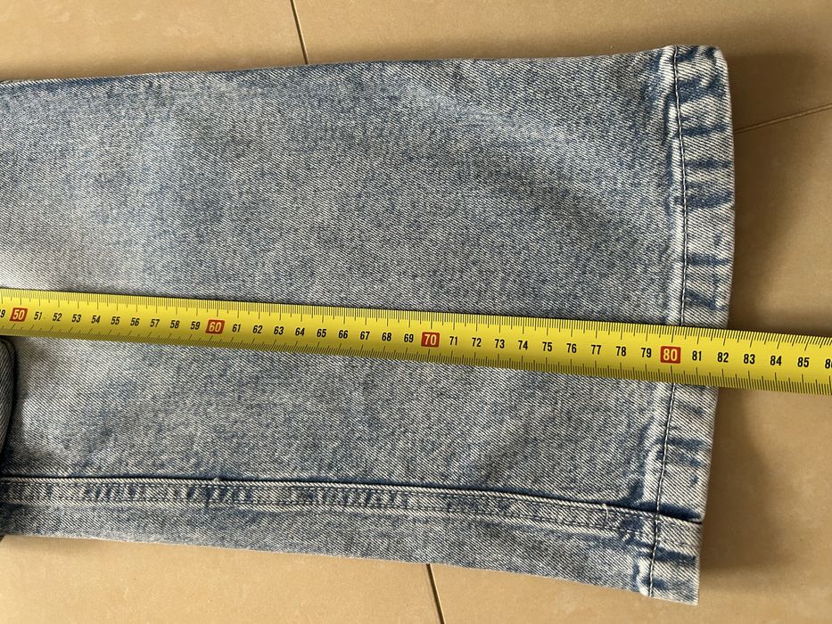 Jeansy H&M szeroka nogawka rozm 134 regulowany pas