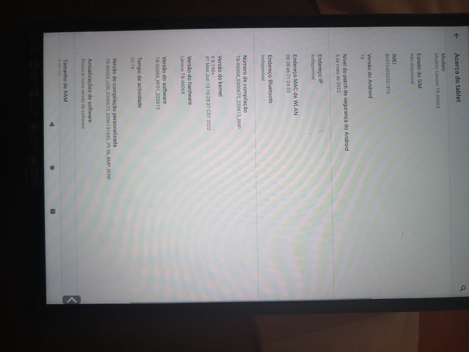 Tablet Lenovo TB- X606x