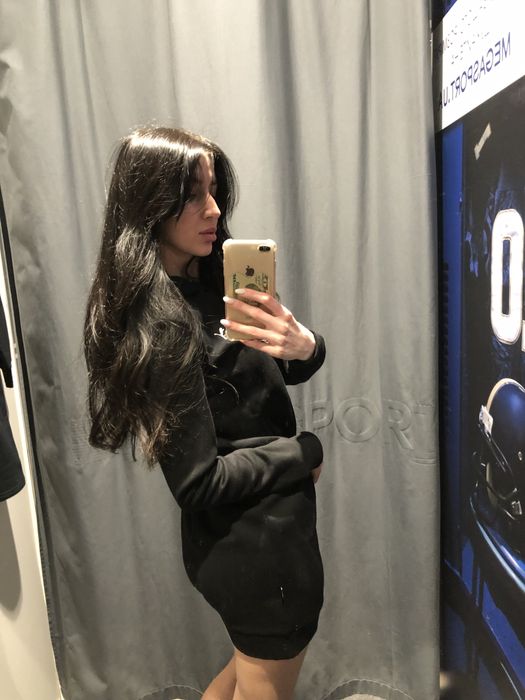 Зимнее платье Puma черное на флисе S