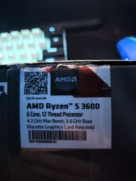 Процесор AMD Ryzen 5 3600