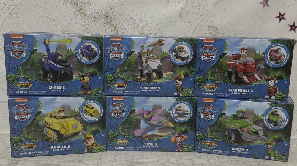 Щенячий патруль Джунглі Скай Рокі Зума Трекер Маршал Paw Patrol