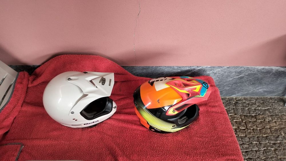 Capacete mota enduro