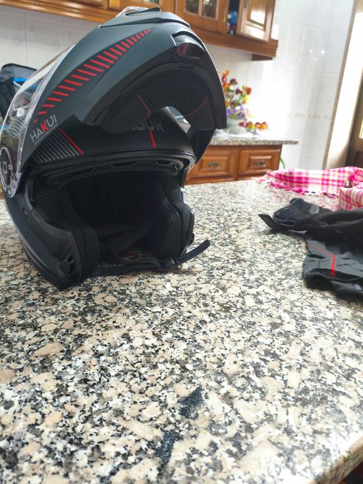 Capacete 130R + pinlock + Luvas +balaclava