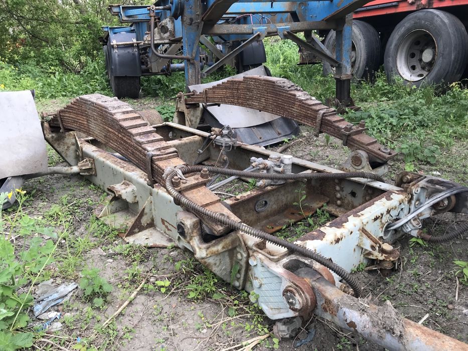 Запчасти прицеп полуприцеп маз рессоры оси мосты ступицы барабаны: 1 ...