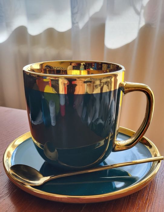 Filiżanka z łyżeczką Homla Sinnes 260ml