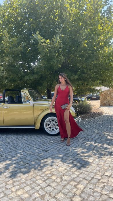 Vestido festa vermelho