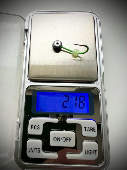 Летняя мормышка  Lumo Green  Світлонакопичувальні флюрисцентні