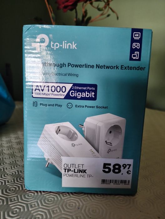 Kit Adaptador Powerline TP-Link TL-PA7027P KIT AV1000