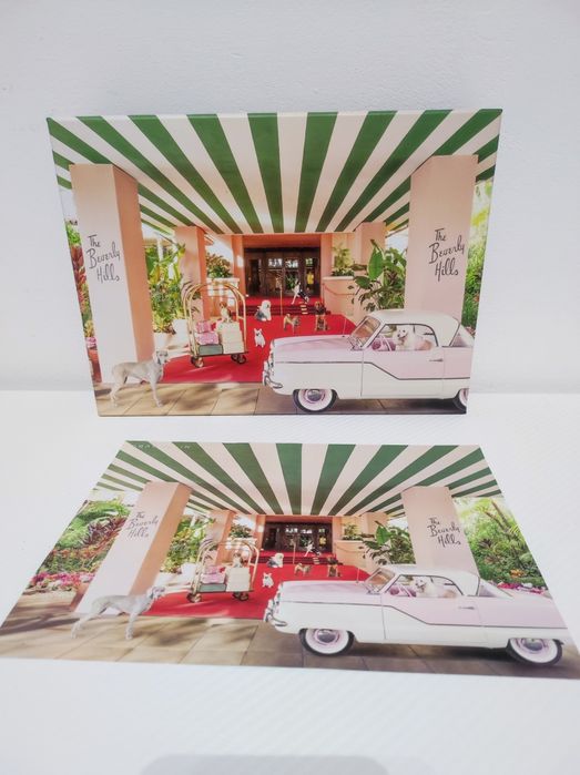 Puzzle 500 Galison dwustronne Psy w hotelu Beverly Hills