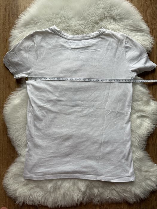 Biała koszulka t-shirt sinsay XS bawełna
