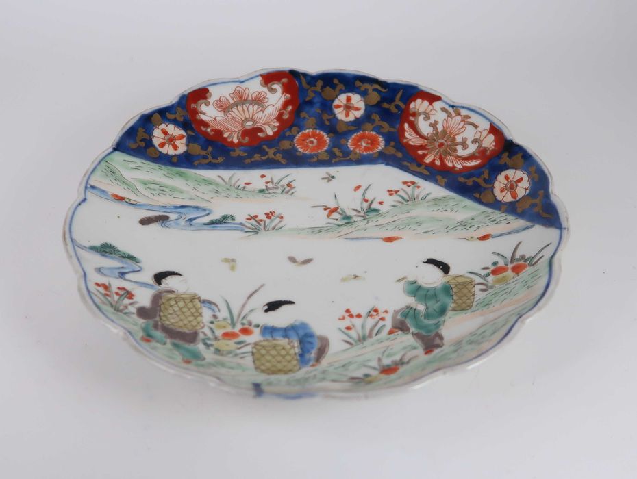 Prato Oriental Imari - Figuras - Séc XIX/XX (ref 2)