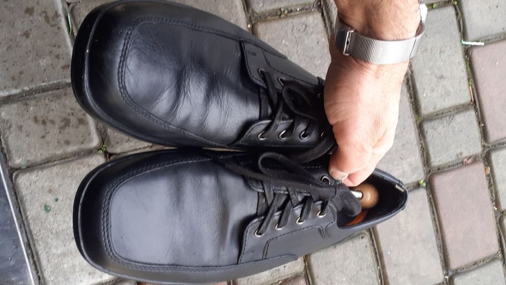 Мужские кожаные туфли дерби Marks & Spencer UK 11-45,Cт 30см.