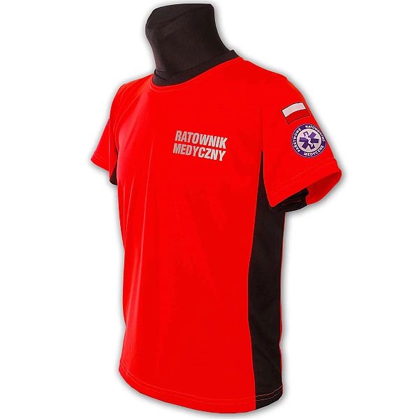 Koszulka ratownicza PRM-23 FLUO męska odblaskowa termoaktywna MESH (XX