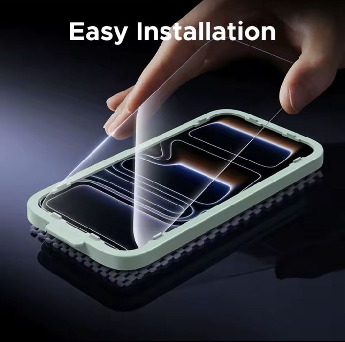 Защитное стекло Ugreen iPhone 17 Pro Max, 17 Pro, 17 Air, без черной рамки, 2 шт