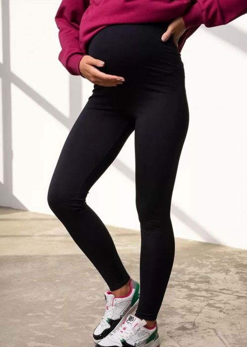 Теплі лосіни для вагітної, легінси на флісі на вагітну, L-XL, р.48-50