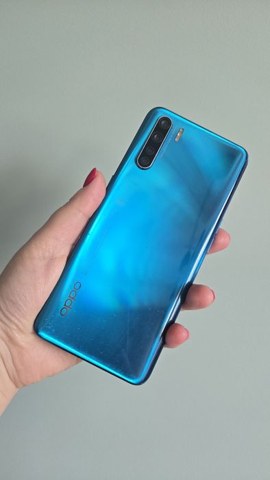 Oppo a91 telefon niebieski