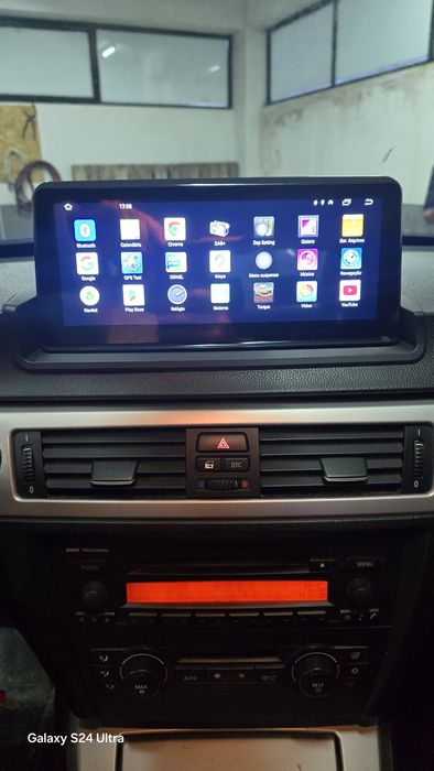 Tela Android 14 com GPS BMW E90 E91 E92 E93 + Idrive incluído.