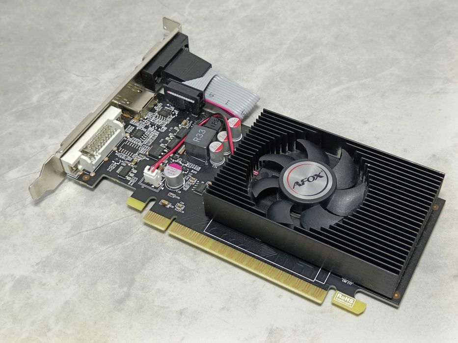 Відеокарта Nvidia AFOX GT730 4GB DVI VGA HDMI у ВІДМІННОМУ Стані