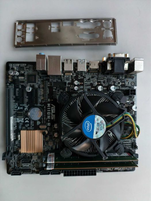 Комплект! Asus H110M-R s1151 + i5-6400 + 8gb ddr4