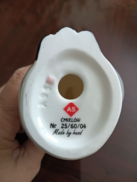 Sowa figurka porcelanowa AS Ćmielów