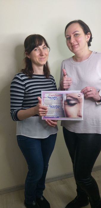 Курси бровист, нарощення вій, ламінування вій, перманентний макіяж