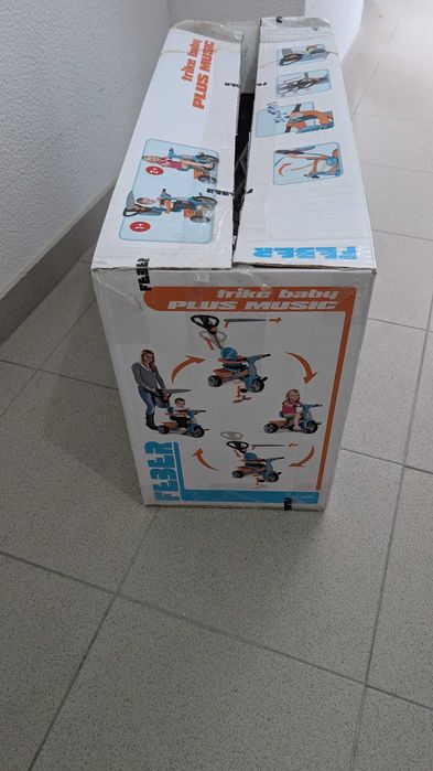 Triciclo - Feber trike baby plus music 4 em 1