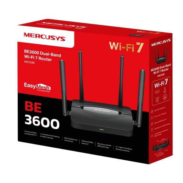 Новый Mesh Гигабитный WI-FI 7 Роутер Mercusys MR25BE be3600