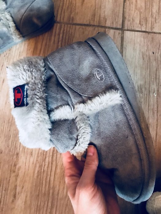 Buty buciki kozaki botki 36 szare Tom Tailor