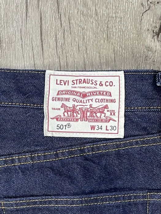 Levis штаны джинсы W34 L30 размер синие прямые