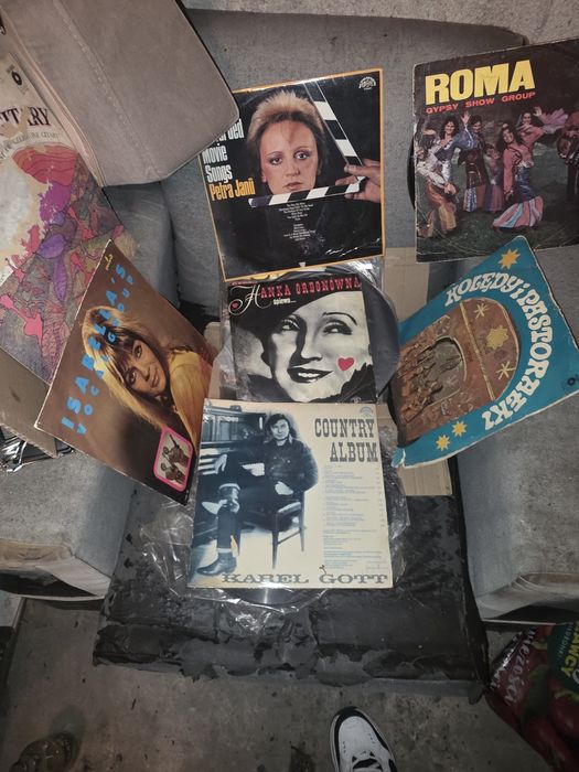 Stare płyty  do gramofon.