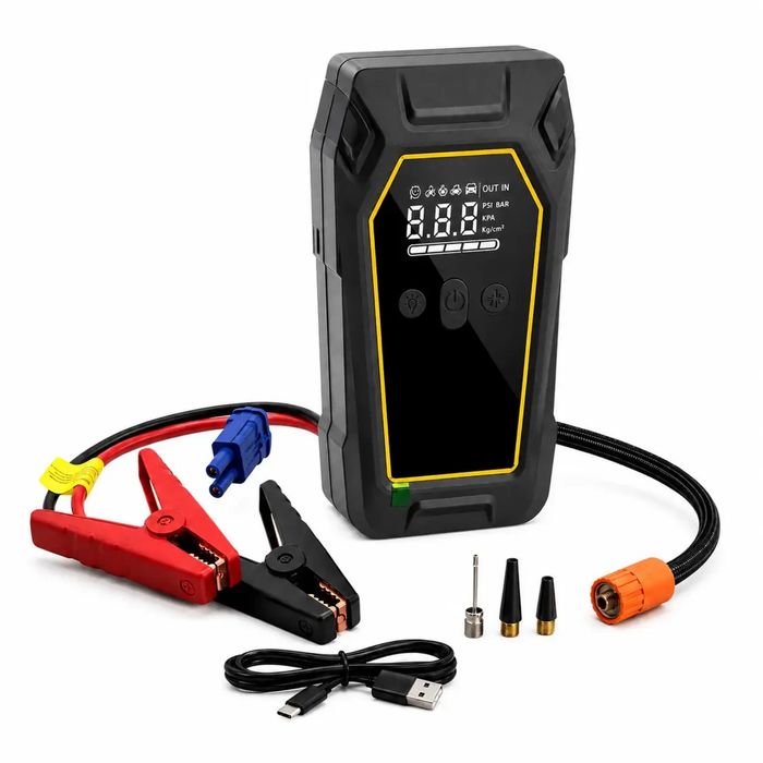Пусковий пристрій K5 4000A 12V, компресор 150 PSI, Power Bank, LED