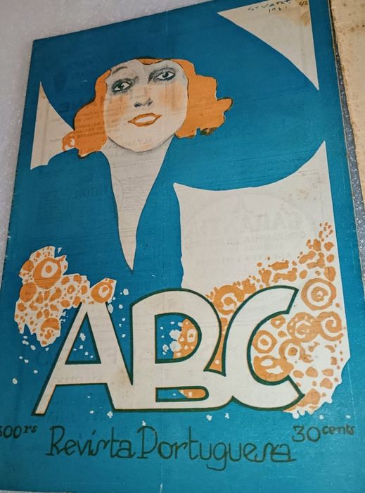 Antigas Revistas ABC capas desenhos Stuart Carvalhais Anos 20
