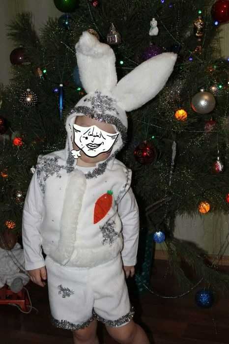 Костюм Зайки на 2-3 рочки