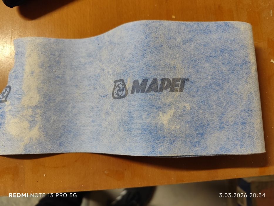 Taśma hydroizolacyjna niebieska mapei