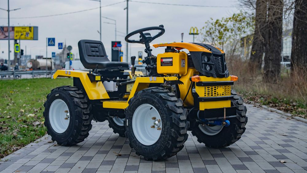 Мінітрактор AM-132DL 4x4! 2 Гідравліки! Переломка! BOM!