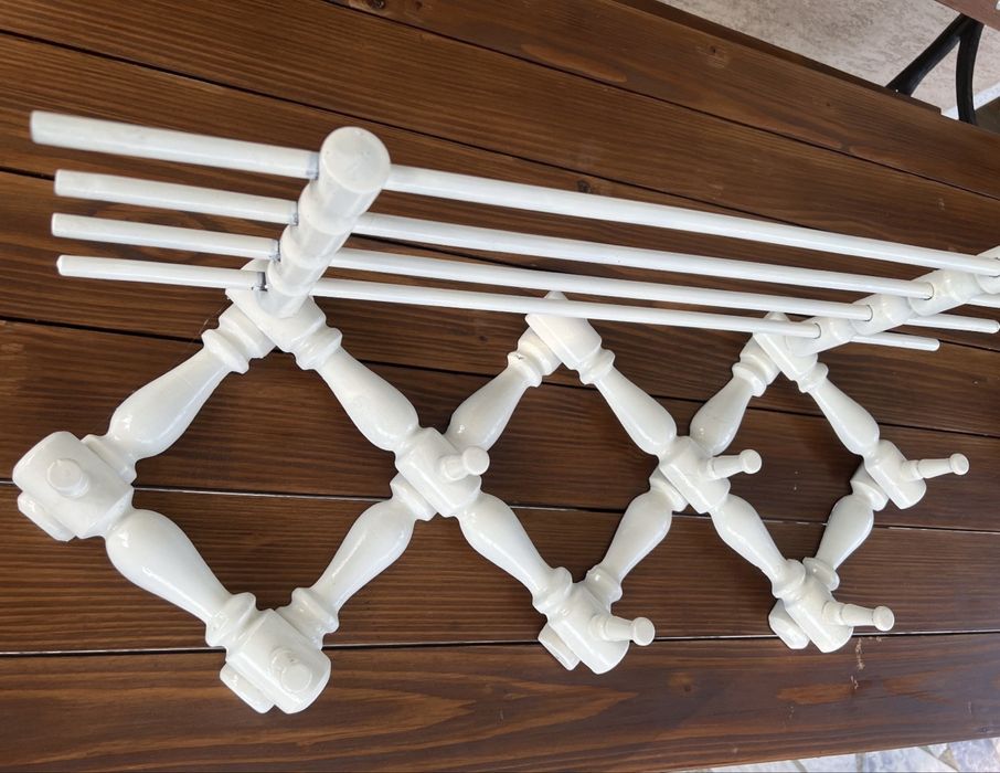 Okazja! Nowa Drewniana szatnia Retro Boho na Ubrania